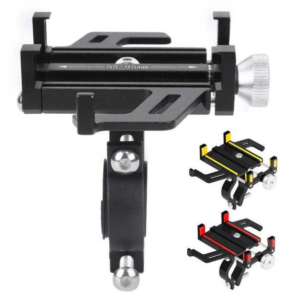 car & truck racks bicycle phone holder anti-shake universal motorcycle riding mobile aluminium alloy bike handlebar stand bracket